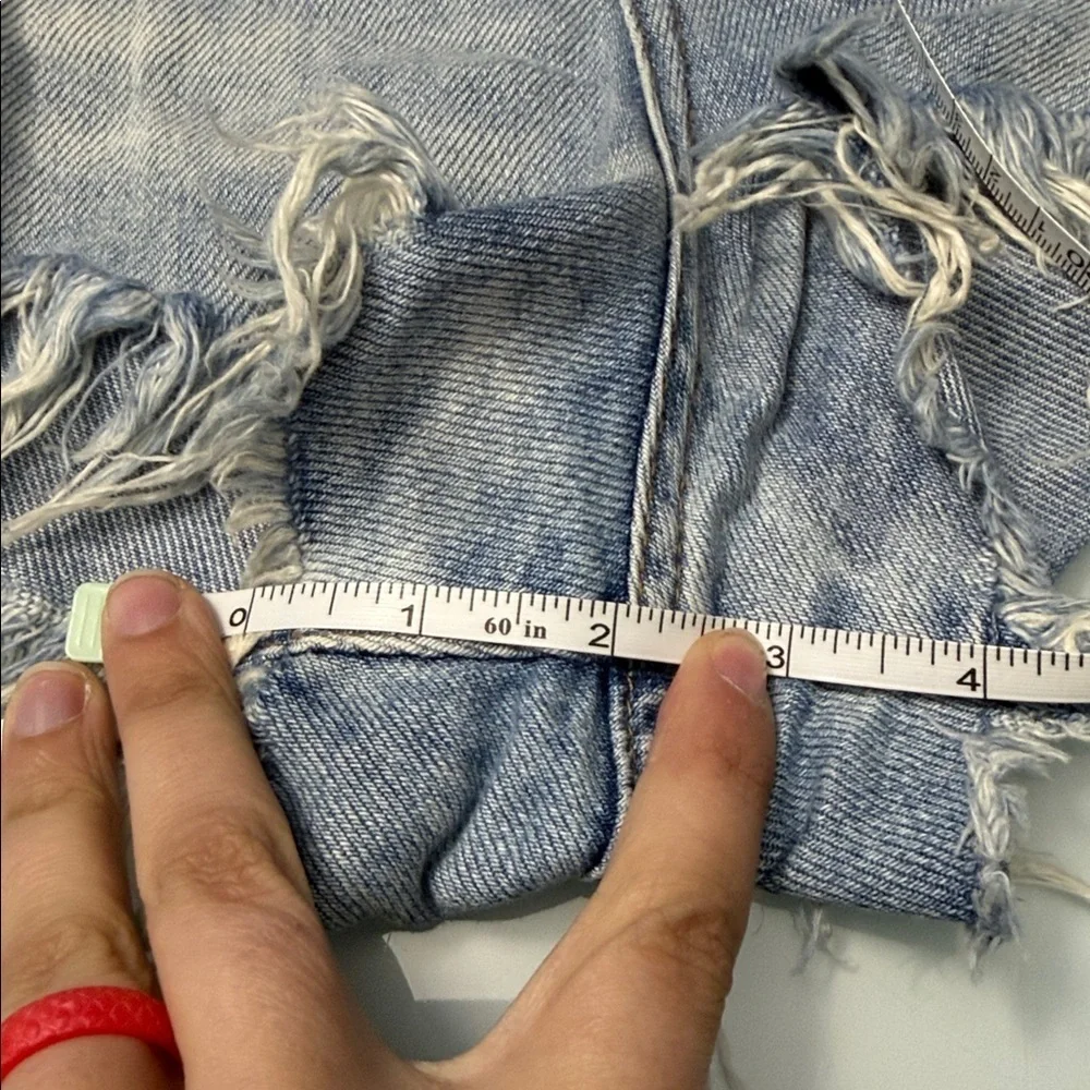We The Free Relaxed Distressed Denim Shorts